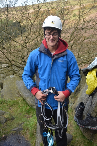 After a multi-pitch climb in the Lakes