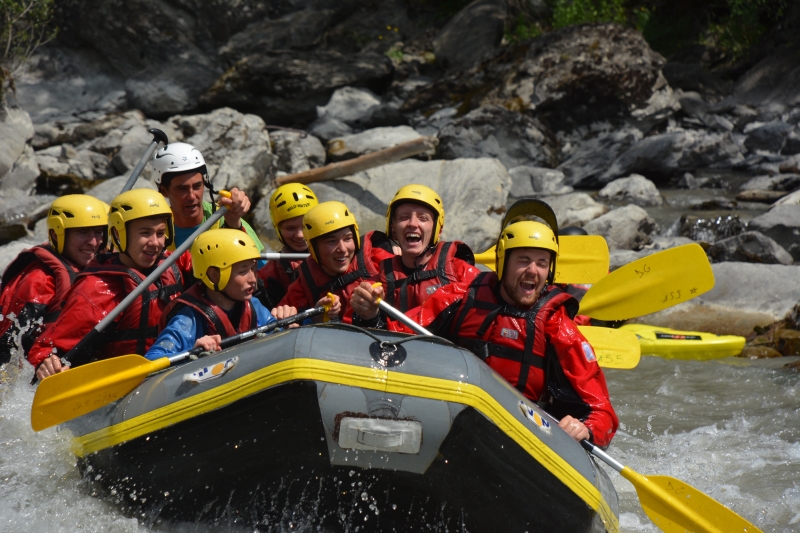 Rafting in the French Alps