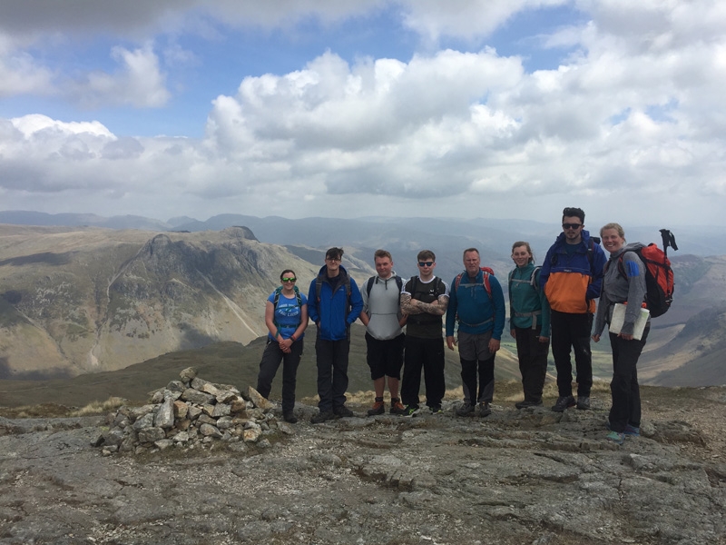 Trainees in Snowdonia