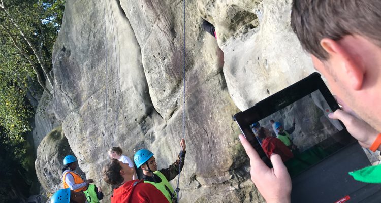Video evidence for GCSE PE Rock Climbing