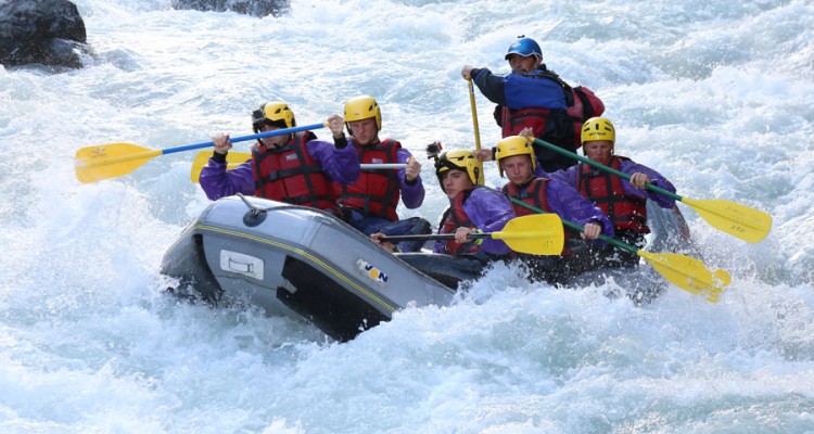 Whitewater Rafting in the Alps