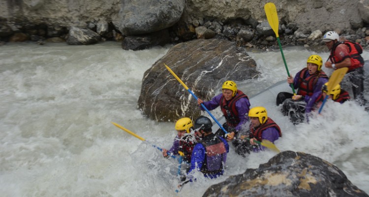 Rafting in the French Alps with TrekCo